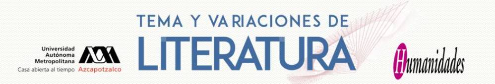 Imagen de la página inicial de la revista